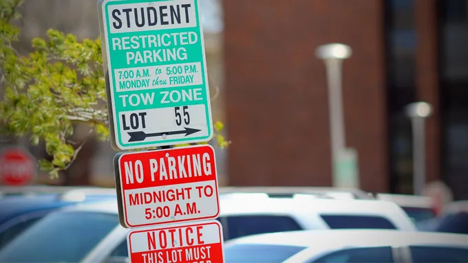 campus parking